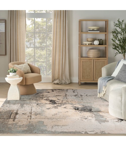 Nourison Home Washable Decor Blue WSD09 7 ft. 10 in. X 10 ft. Rectangle Rug