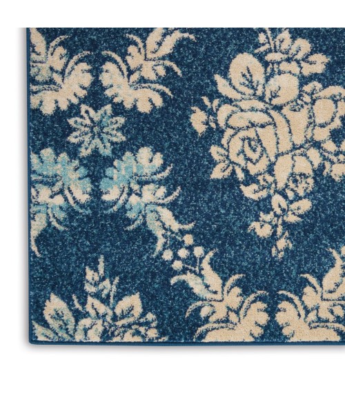 Nourison Tranquil Area Rug TRA09-Navy/Light Blue