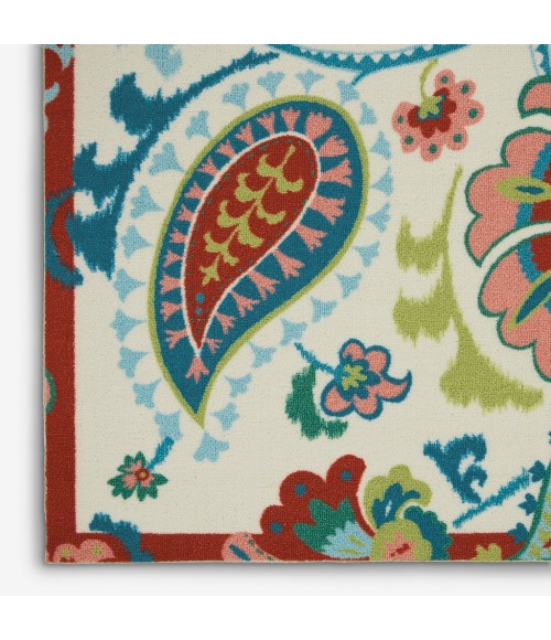 Nourison SUN N' SHADE Area Rug Waverly Sun N' Shade Area Rug SND73-Ivory