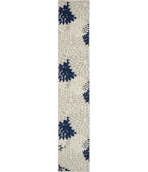 Nourison Aloha Runner Area Rug ALH05-Ivory/Navy