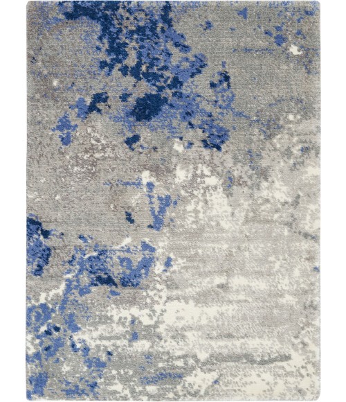 Twilight Area Rug Nourison Twilight Area Rug TWI22 Blue/Grey 2'3" x 3'