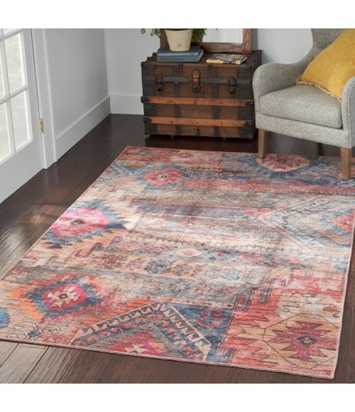 Nicole Curtis Machine Washable Series 1 Area Rug Nicole Curtis Machine Washable Series 1 Area Rug SR106 Multicolor 5' x 7'