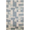 Nourison Astra Machine Washable Blue Ivory ASW09 2 ft. 2 in. X 8 ft. Rectangle Rug