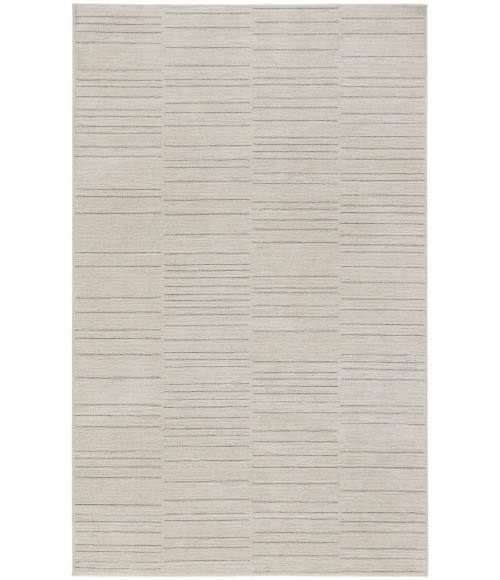 Nourison Santa Cruz Ivory Grey SCZ02 7 ft. 10 in. X 9 ft. 10 in. Rectangle Rug