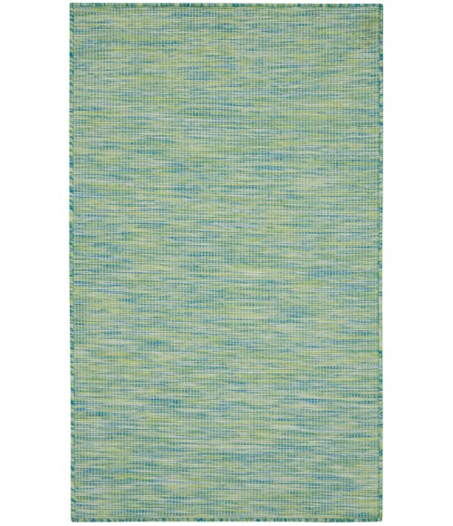 Nourison Positano Area Rug POS01 Blue Green 3' x 5'