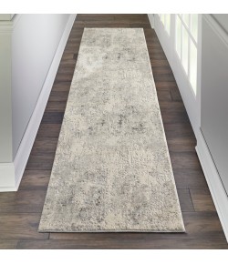 Nourison Rustic Textures - Rus07 Grey Beige Area Rug 2 ft. 2 X 7 ft. 6 Rectangle