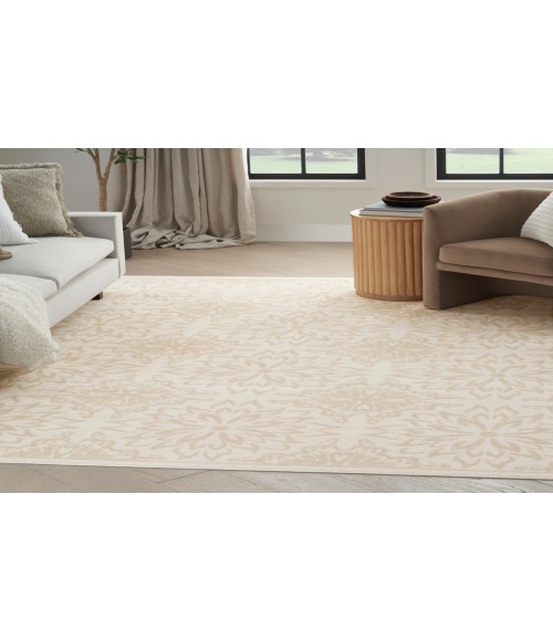 Nourison Jubilant Ivory Beige JUB06 5 ft. 3 in. X 7 ft. 3 in. Rectangle Rug