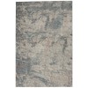 Nourison Rustic Textures - Rus15 Light Grey Blue Area Rug 3 ft. 11 X 5 ft. 11 Rectangle