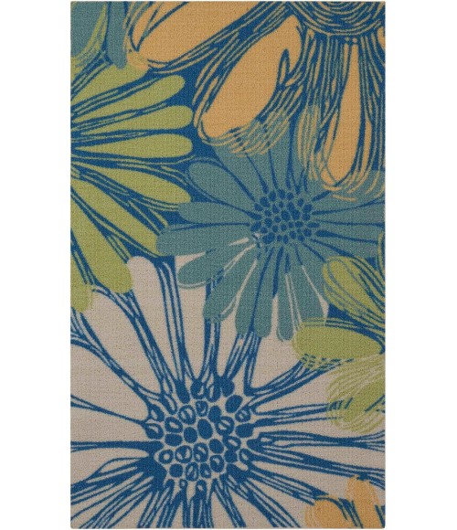 Nourison HOME & GARDEN Area Rug Nourison Home & Garden Area Rug RS022-Blue