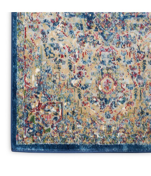 Nourison Ankara Global Area Rug Nourison Ankara Global Area Rug ANR15 Grey Navy