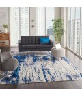 Twilight Area Rug Nourison Twilight Area Rug TWI29 Ivory Blue 8'6" x 11'6"