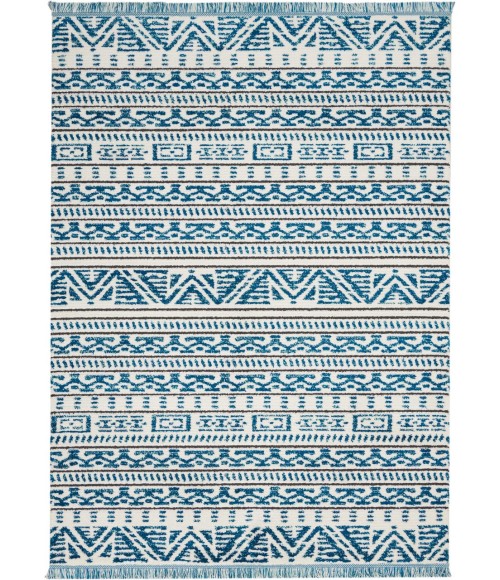 Nourison Kamala Area Rug DS503-Ivory/Blue