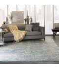 Nourison STARRY NIGHTS Area Rug Nourison Starry Nights Area Rug STN01-Cream Blue