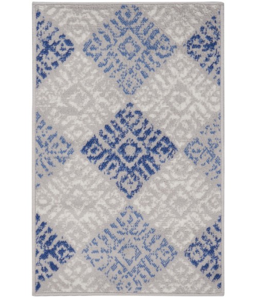 Nourison WHIMSICLE Area Rug Nourison Whimsicle Area Rug WHS18-Grey Blue