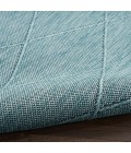 Nourison Washable Solutions Aqua WSL01 7 ft. X 10 ft. Rect. Rug