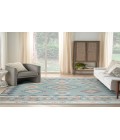 Nourison Washable Decor Light Blue WSD03 7 ft. 10 in. X 10 ft. Rectangle Rug