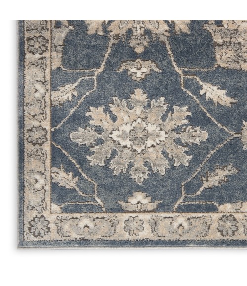 Nourison Quarry Blue Beige Rug QUA06 4 ft. X 6 ft. Rect. - Rugs Town Nourison Quarry Blue Beige QUA06 4 ft. X 6 ft. Rect. Rug