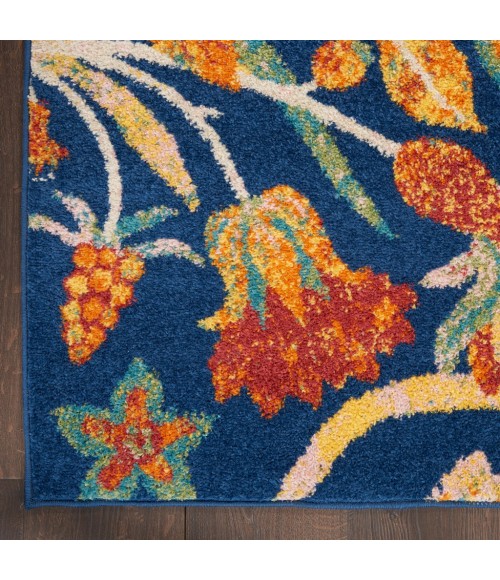 Nourison Allur Area Rug ALR09-Navy Multicolor