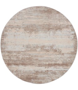 Nourison Rustic Textures - Rus03 Beige Area Rug 5 ft. 3 in. Round