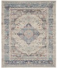 Vintage Kashan Area Rug Nourison Vintage Kashan Area Rug VKA07 Ivory Blue 7'10" x 9'10"