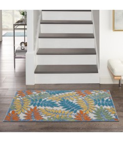 Nourison Aloha - Alh18 Ivory Multicolor Area Rug 2 ft. 8 in. X 4 ft. Rectangle