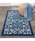 Nourison Aloha Area Rug ALH21-Grey/Blue
