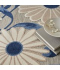 Nourison Aloha Area Rug ALH33 Blue Grey