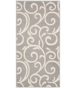 Nourison Grafix - Grf19 Grey Area Rug 2 ft. X 4 ft. Rectangle