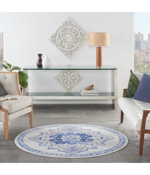 Nourison WHIMSICLE Area Rug Nourison Whimsicle Area Rug WHS14-Ivory Blue