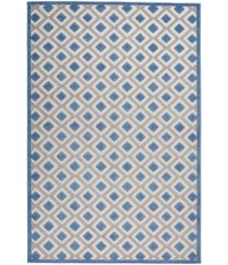 Nourison Aloha - Alh26 Blue Grey Area Rug 5 ft. 3 X 7 ft. 5 Rectangle