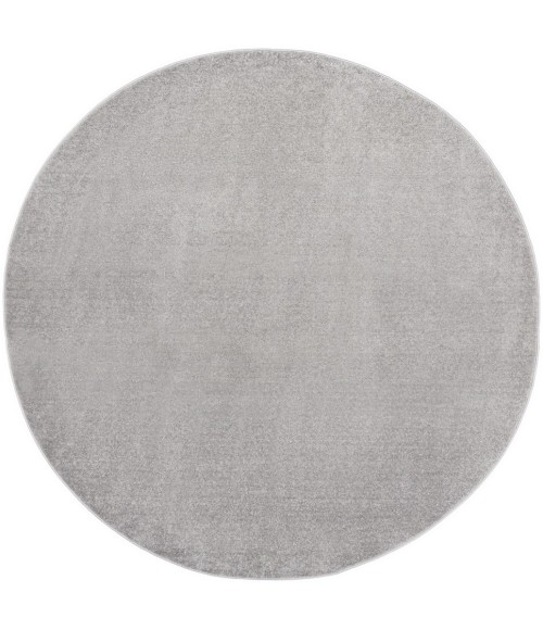 Nourison Essentials Silver Grey Area Rug NRE01-Silver Grey