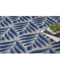 Nourison Aloha Blue ALH35 7’10” Round Rug