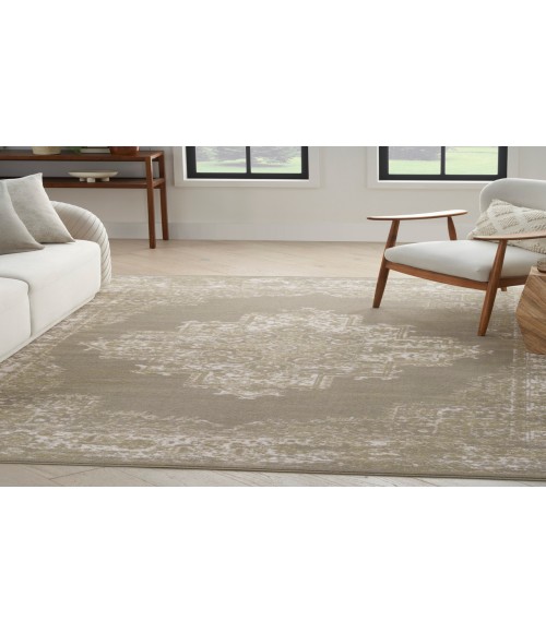 Nourison Grafix Olive GRF14 7 ft. 10 in. X 9 ft. 10 in. Rectangle Rug