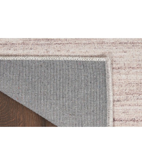 Nourison Washable Essentials Ivory Mocha WAE01 6 ft. X 9 ft. Rectangle Rug