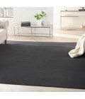 Nourison ESSENTIALS Area Rug Nourison Essentials Black Area Rug NRE01-Black