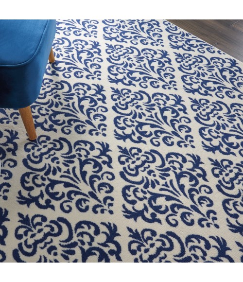 Nourison Grafix Area Rug GRF06-White/Blue