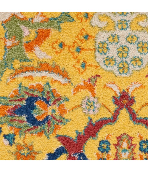 Nourison Allur Area Rug ALR03-Yellow Multicolor