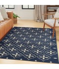 Nourison Home Nourison Essentials Navy Ivory NRE04 4 ft. X 6 ft. Rectangle Rug