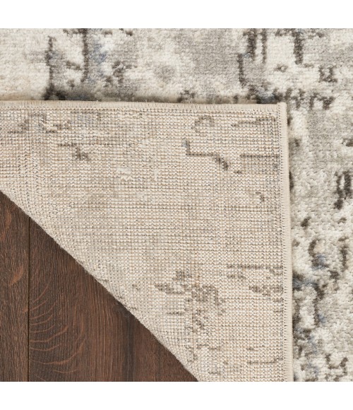 Nourison Quarry Ivory Blue Grey QUA01 10 ft. X 14 ft. Rect. Rug