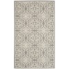 Nourison Jubilant - Jub06 Ivory Grey Area Rug 3 ft. X 5 ft. Rectangle