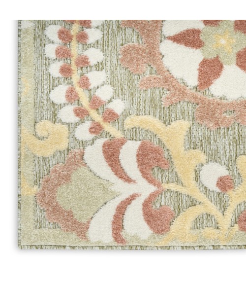 Nourison Aloha Sage Rose ALH17 9 ft. X 12 ft. Rect. Rug