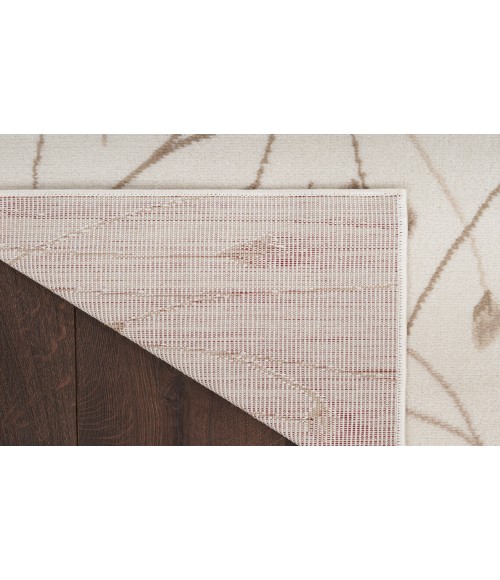 Nourison Grafix Ivory Beige GRF15 5 ft. 3 in. X 7 ft. 3 in. Rectangle Rug