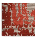 Nourison Symmetry Area Rug SMM02-Beige/Red