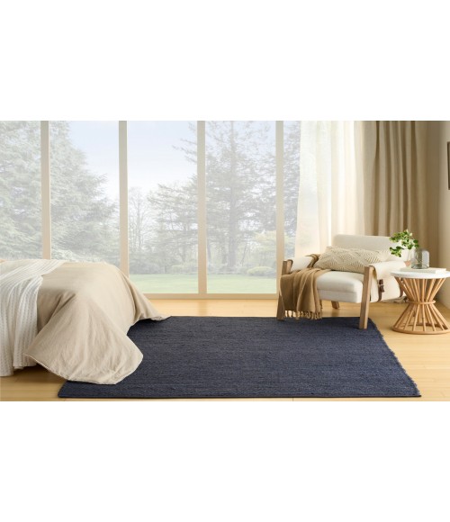 Nourison Natural Jute Navy NJT01 5 ft. X 7 ft. Rectangle Rug