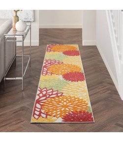 Nourison Aloha - Alh05 Red Multicolor Area Rug 2 ft. 3 X 12 ft. Rectangle
