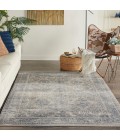 kathy ireland Home Malta Area Rug MAI12-Ivory/Blue
