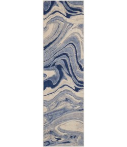 Nourison Somerset - St749 Light Blue Area Rug 2 ft. 3 X 8 ft. Rectangle