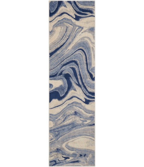 Nourison Somerset Runner Area Rug ST749-Light Blue