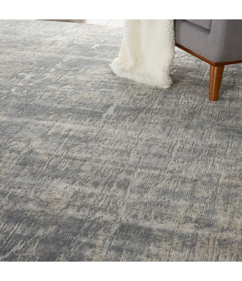 Nourison Rustic Textures Area Rug RUS01-Ivory/Silver