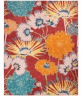 Nourison Allur Area Rug ALR06-Red Multicolor